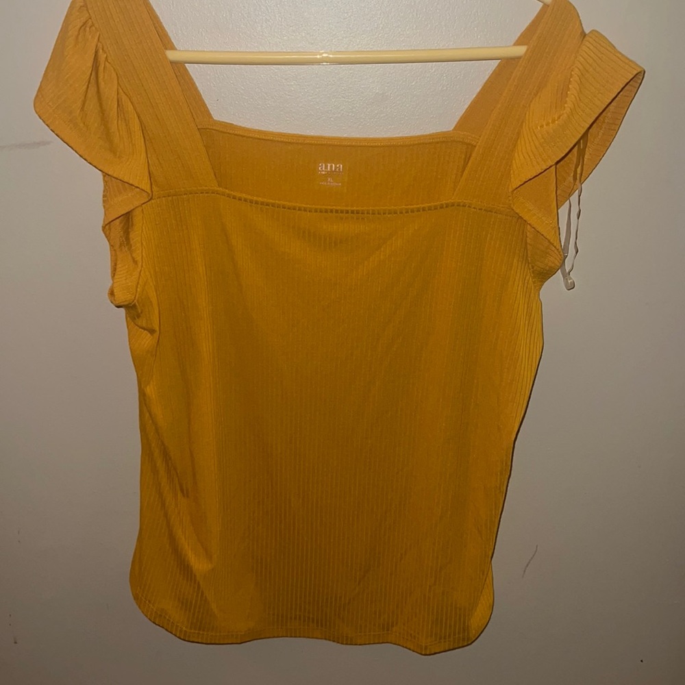 NWT A.N.A Gold Blouse - XL